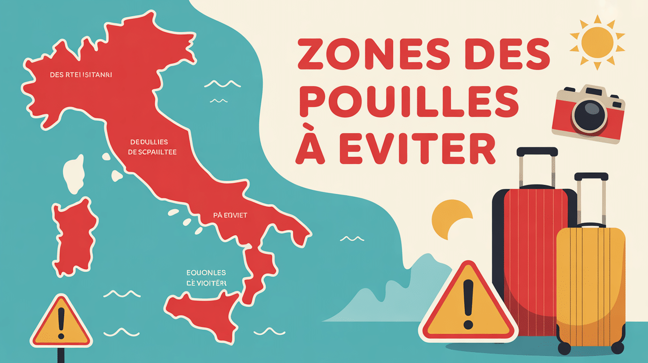 Carte des zones à éviter dans les Pouilles