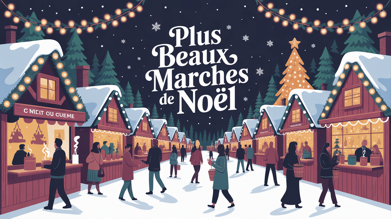 Marché de Noël européen traditionnel