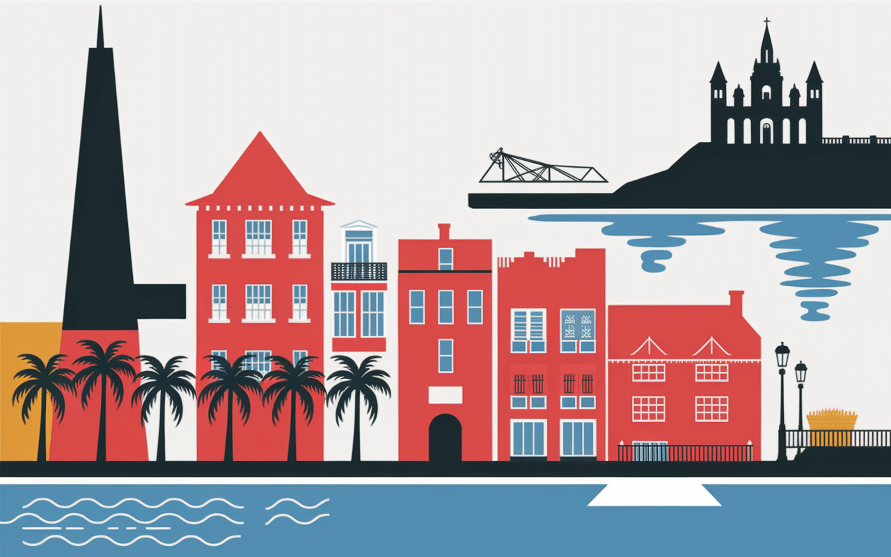 Silhouettes urbaines distinctes de villes emblématiques