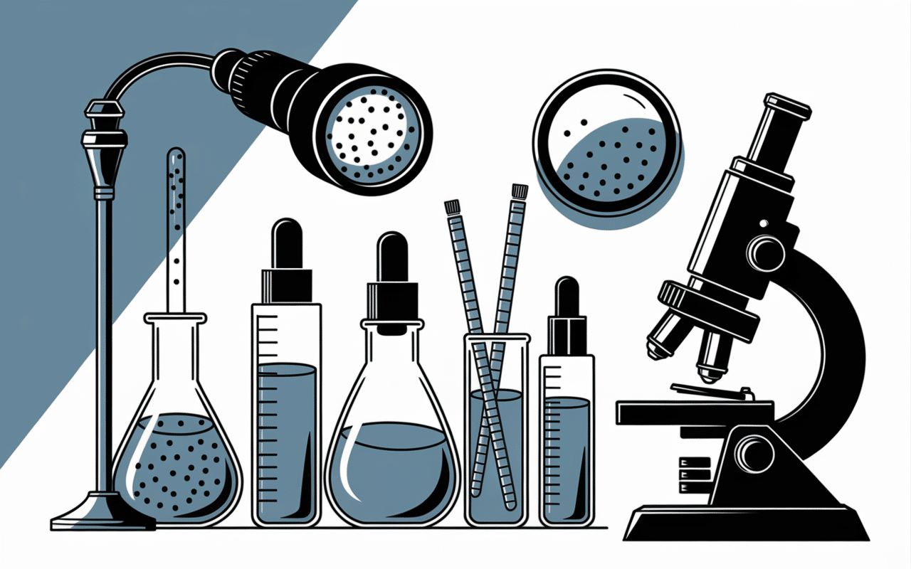 table de laboratoire analyse aroma-zone
