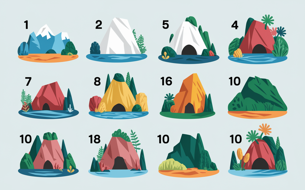 Top 10 criques méditerranée numérotées