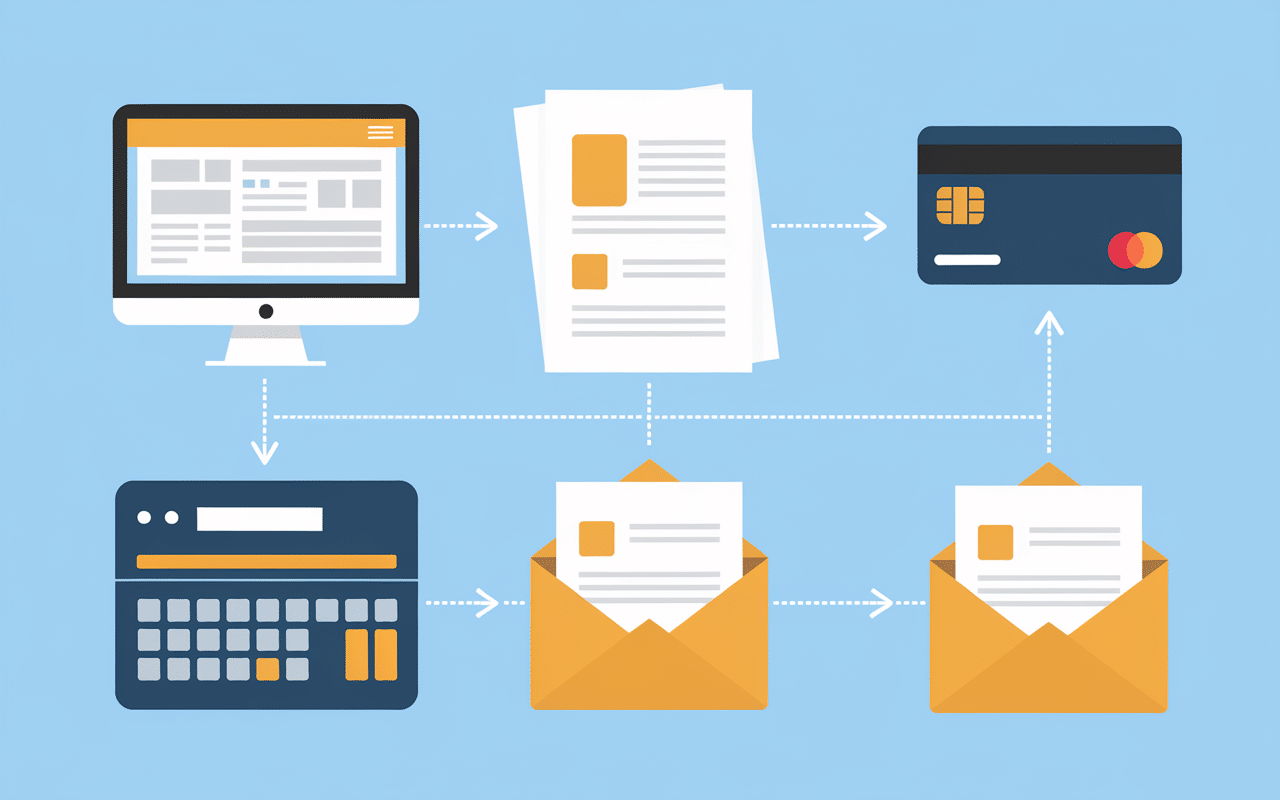 Infographie des étapes pour visa Nouvelle-Zélande