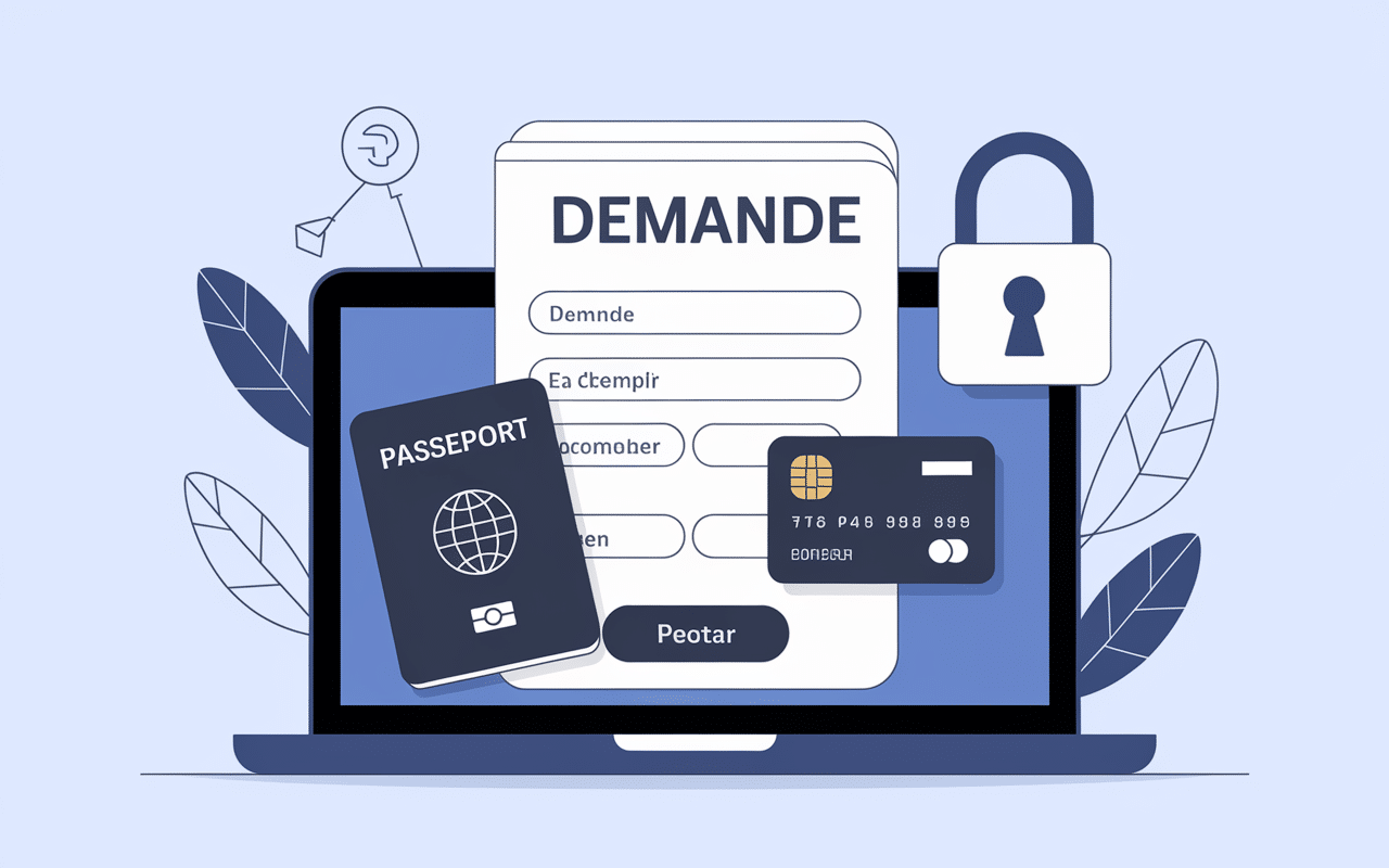 Formulaire NZeTA sur ordinateur