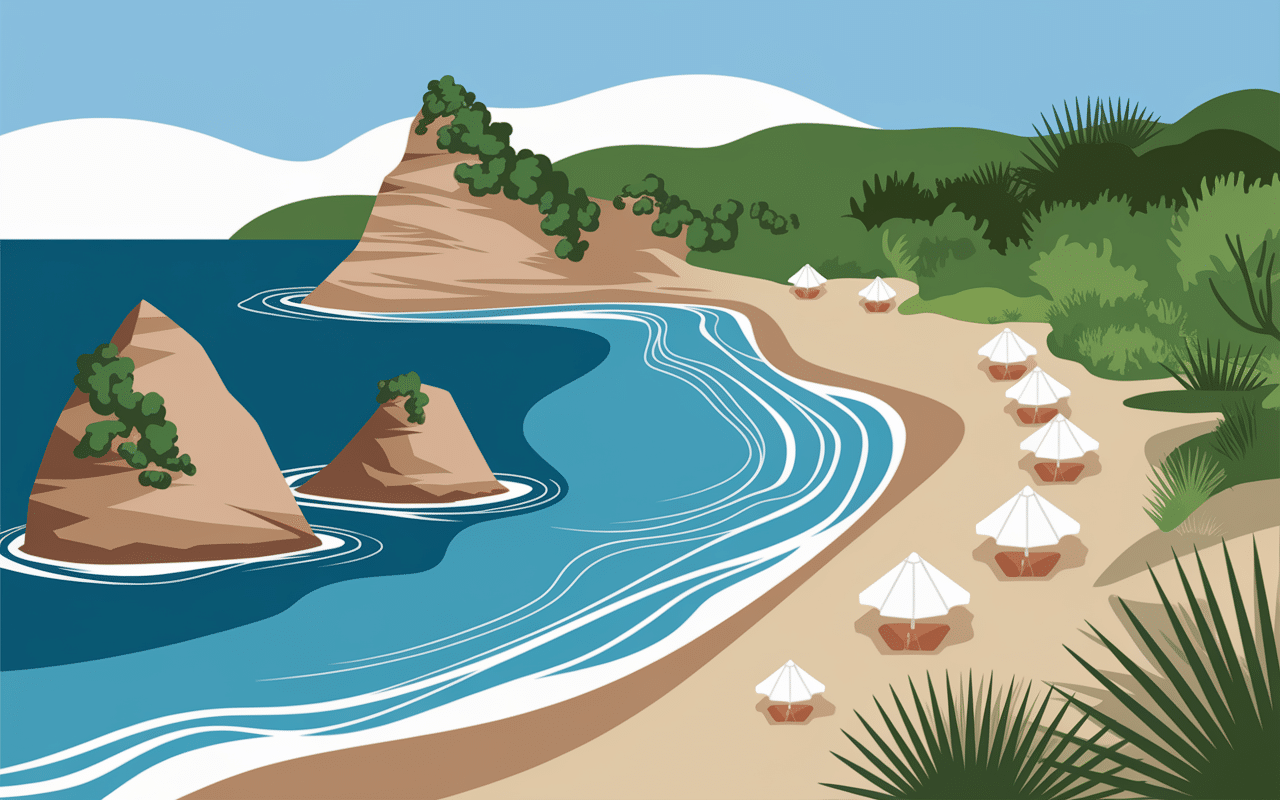 diverses plages albanie plage criques sable galets