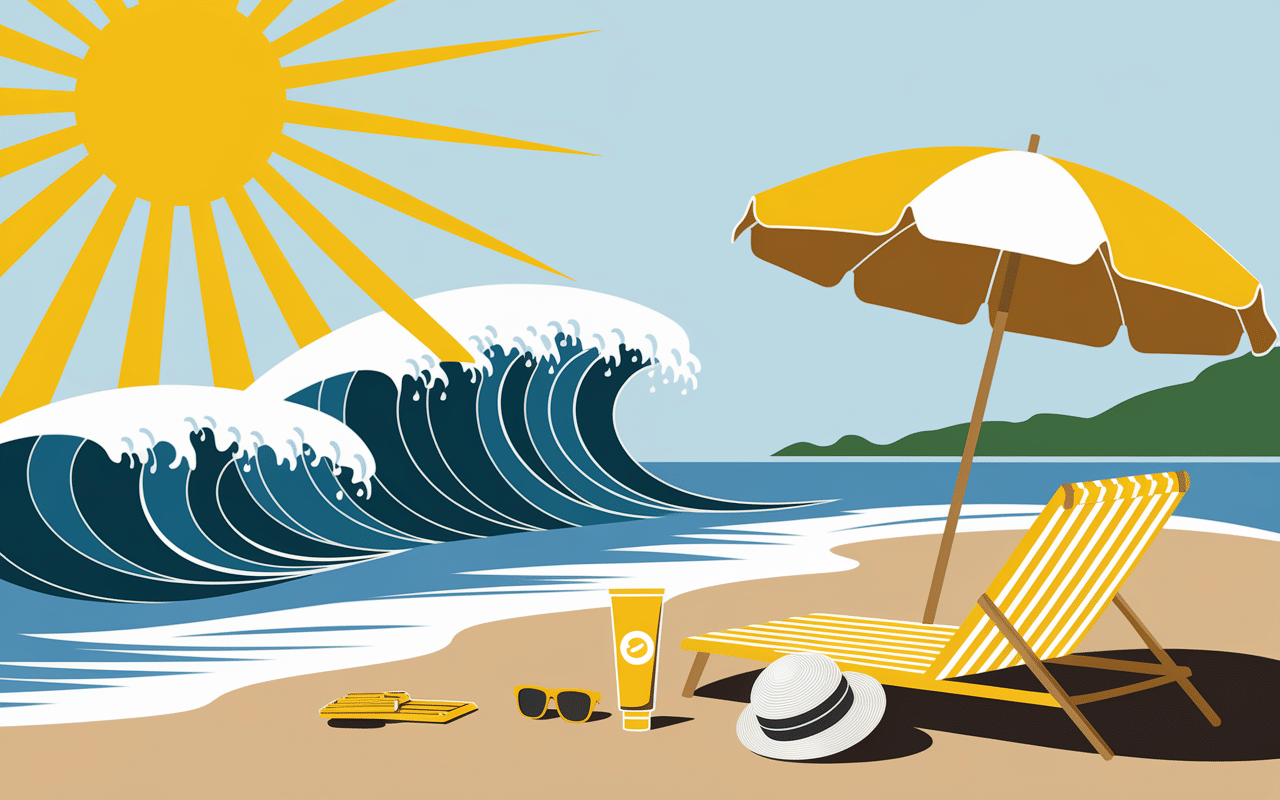 Risques soleil mer danger Lanzarote côte