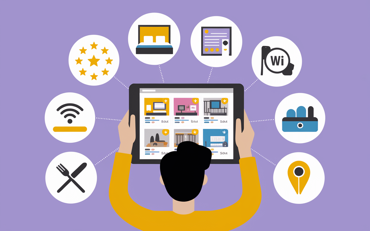 personne choisissant paris hotel 3 étoiles critères sélection