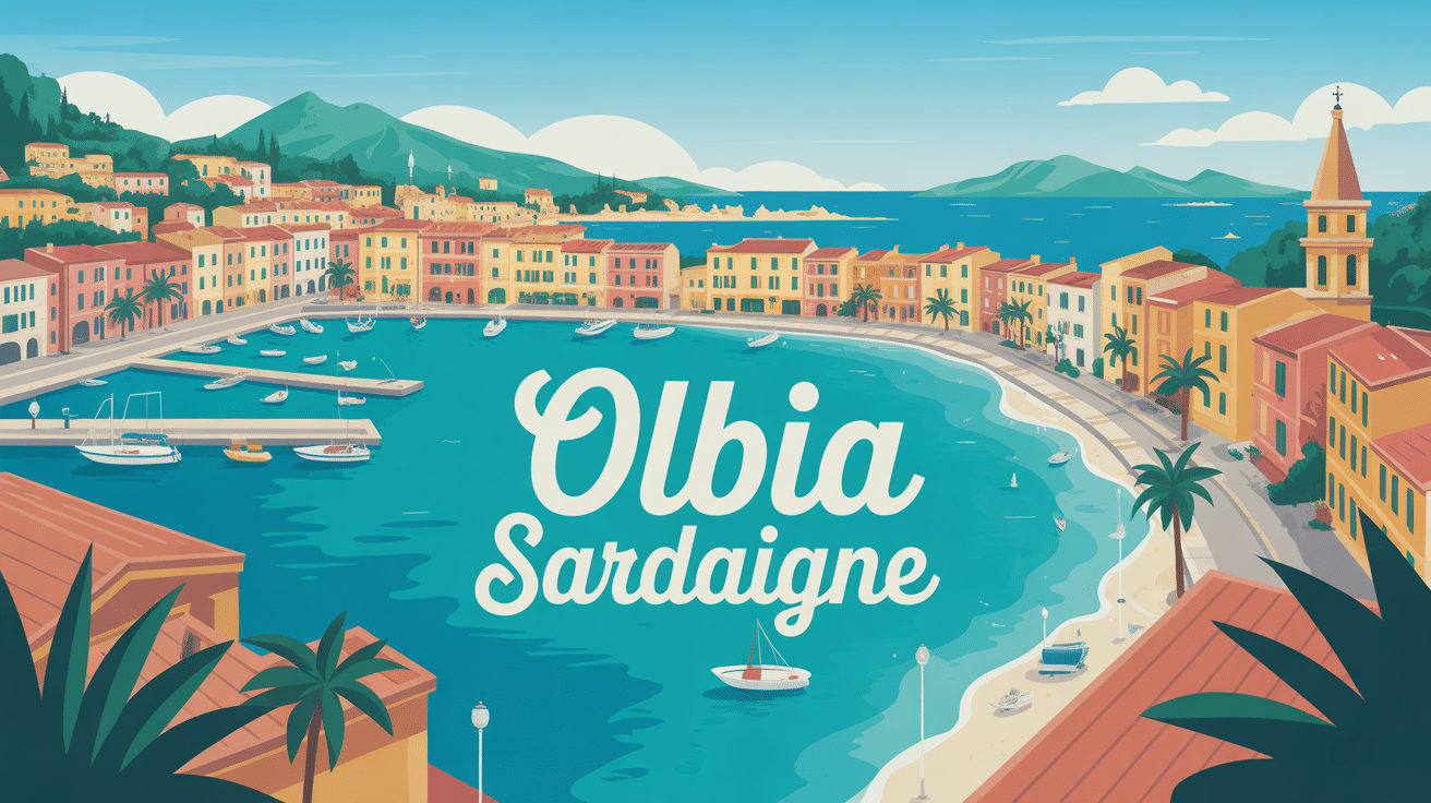 vue panoramique port olbia sardaigne