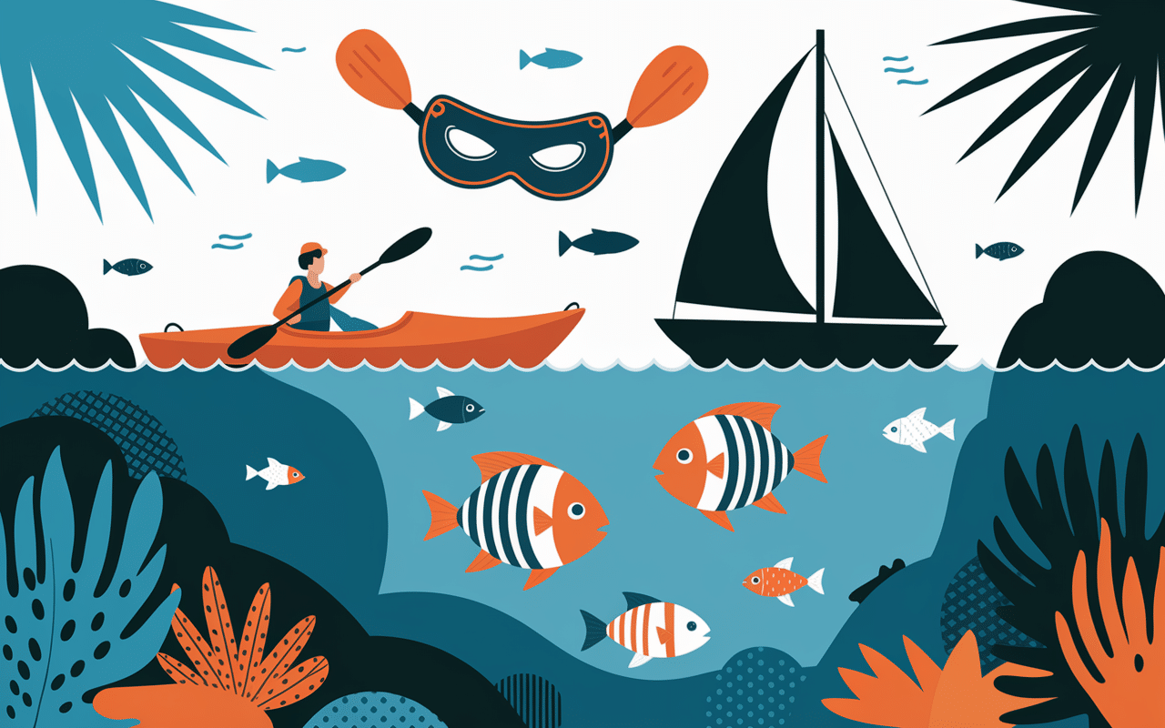 Activités kayak snorkeling escalade Ao Nang Muang Krabi