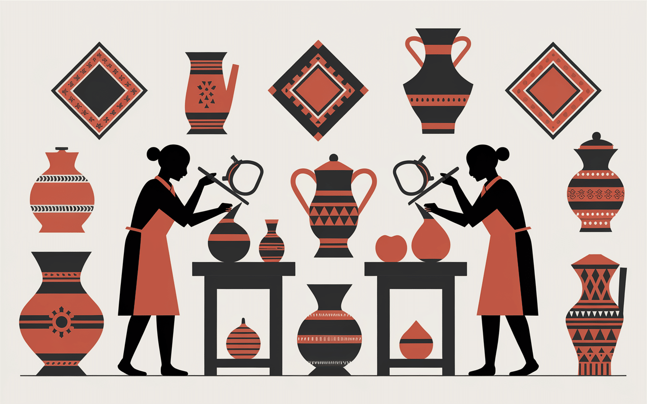 atelier céramique caltagirone poteries colorées