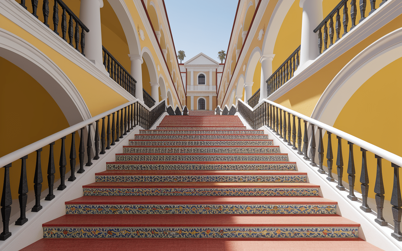 escalier céramique caltagirone centre historique