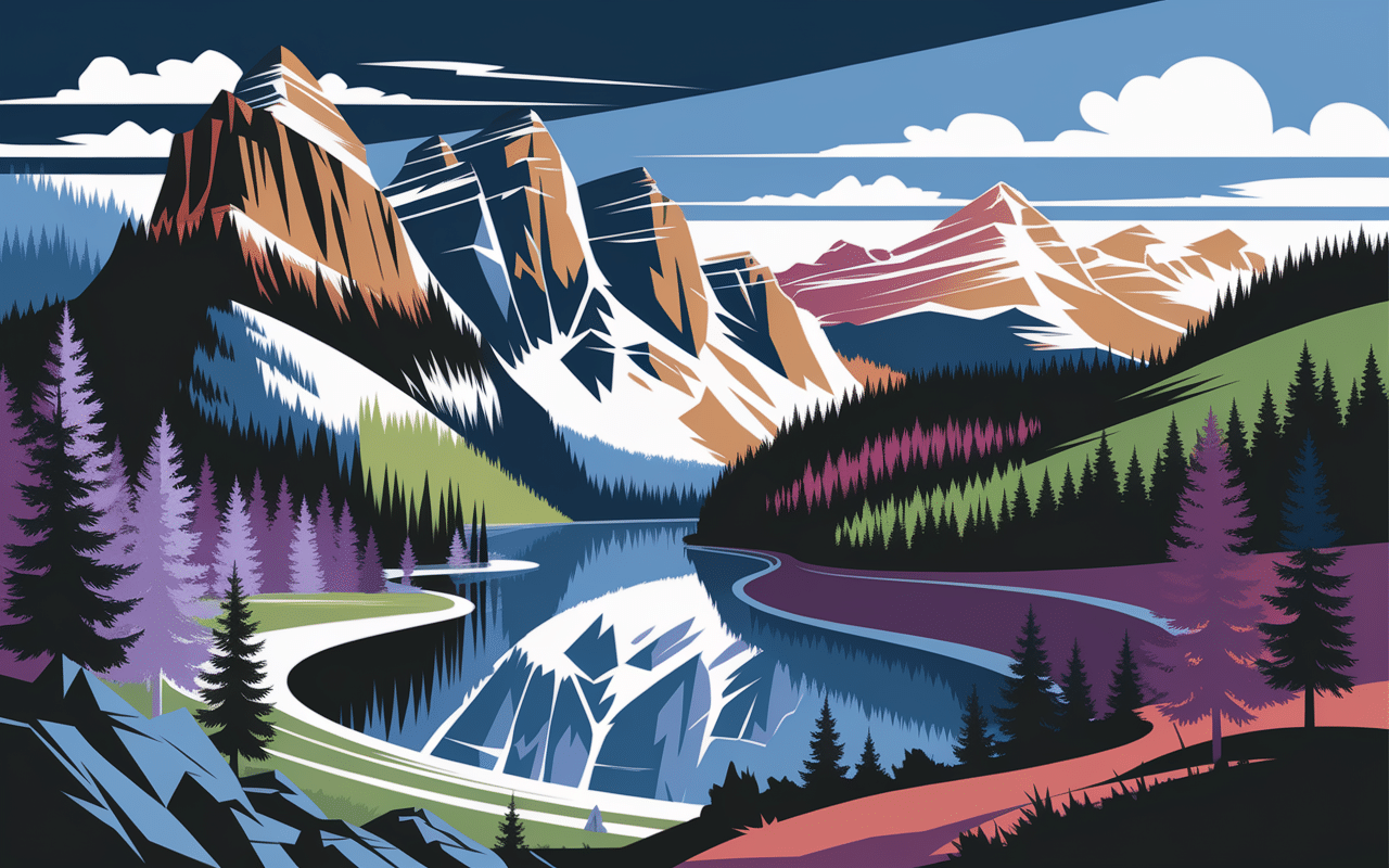 grand teton national park mosaïque paysages panorama