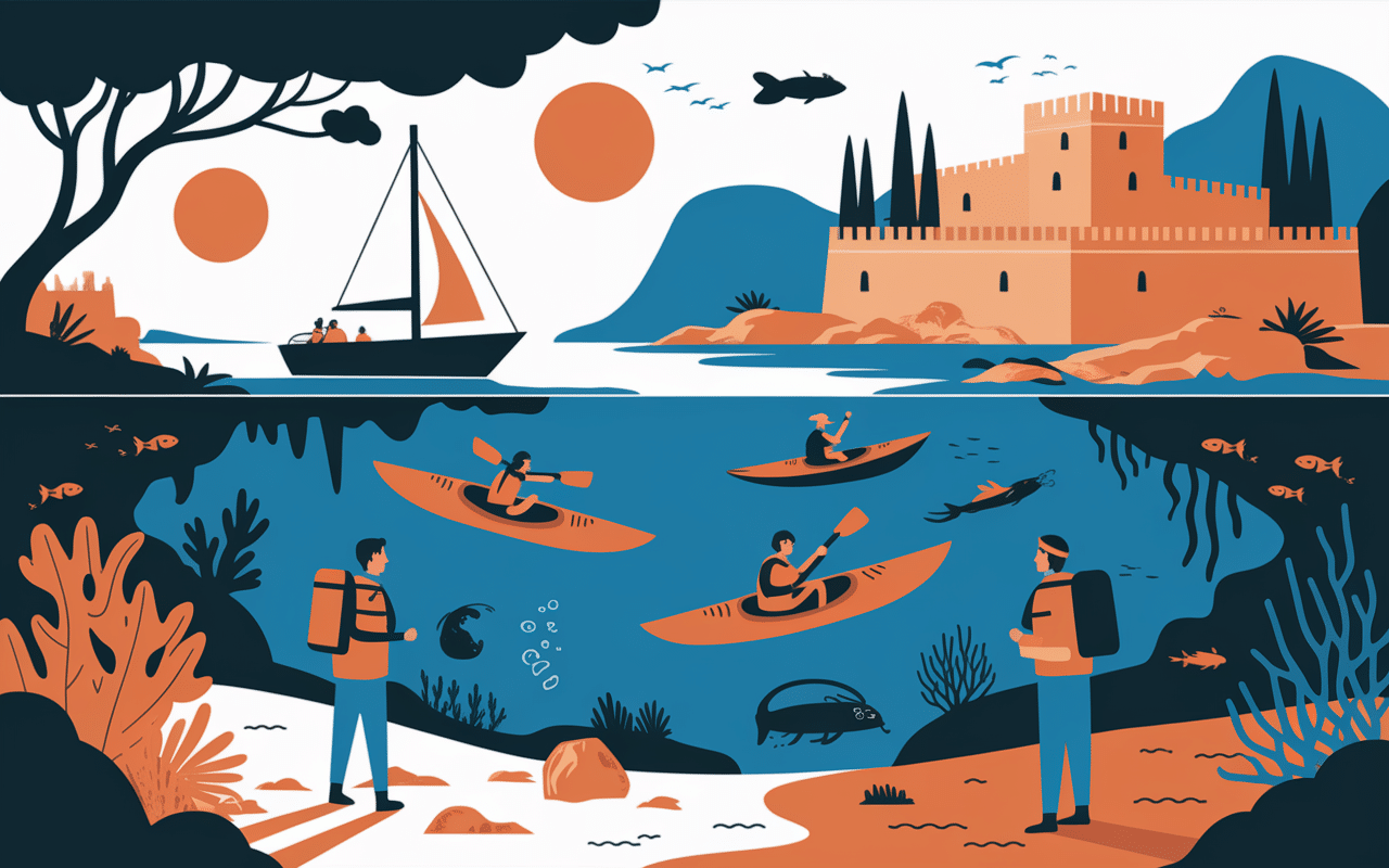 Activités nautiques et citadelle île de Gozo aventure