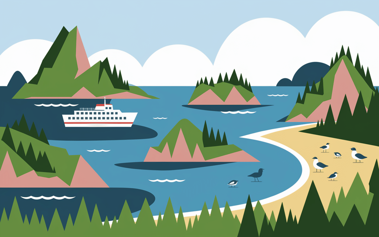 Paysages et îles autour d'Oban nature sauvage