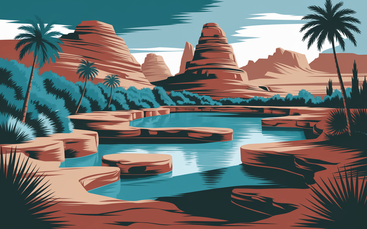 oasis naturelle paradise valley agadir bassin turquoise