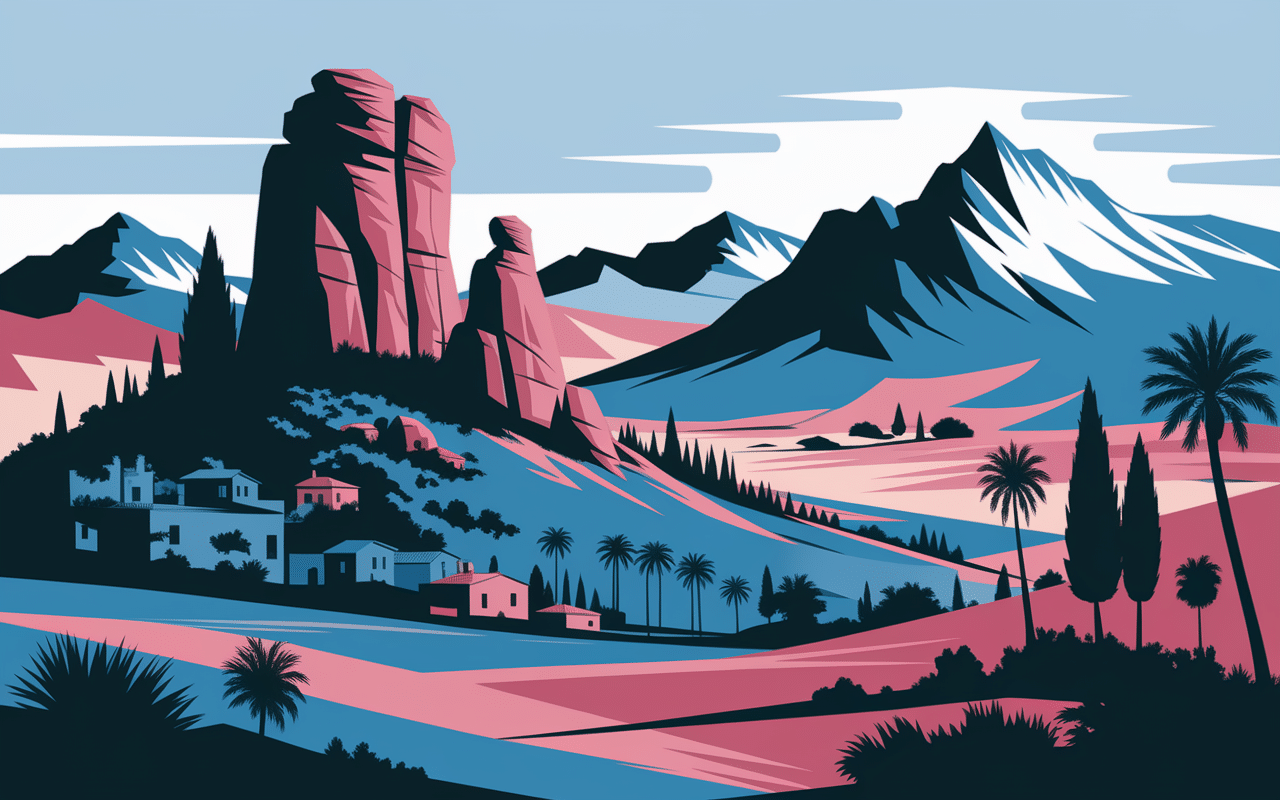 sites naturels patrimoine tafraoute maroc