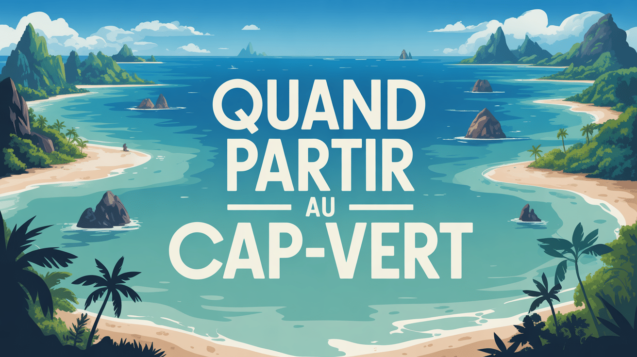 cap vert quand partir illustration archipel tropical