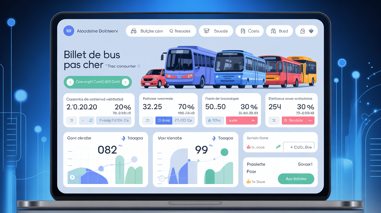 Comparabus interface plateforme billet bus train pas cher