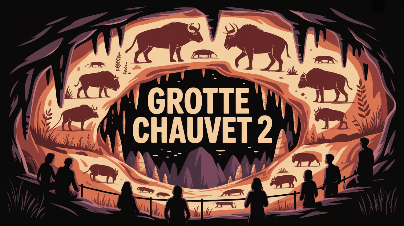 grotte chauvet 2 peinture rupestre mammouth bison