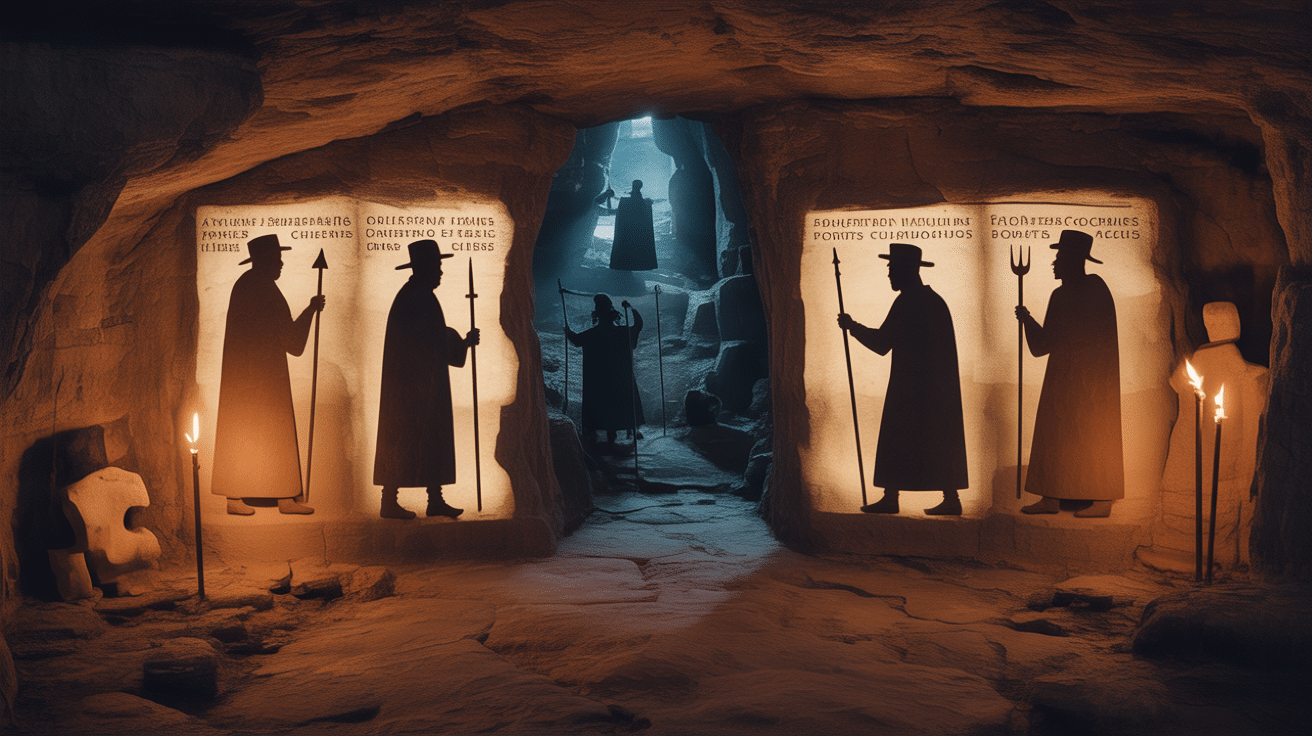 grotte de lombrives personnages médiévaux légendes