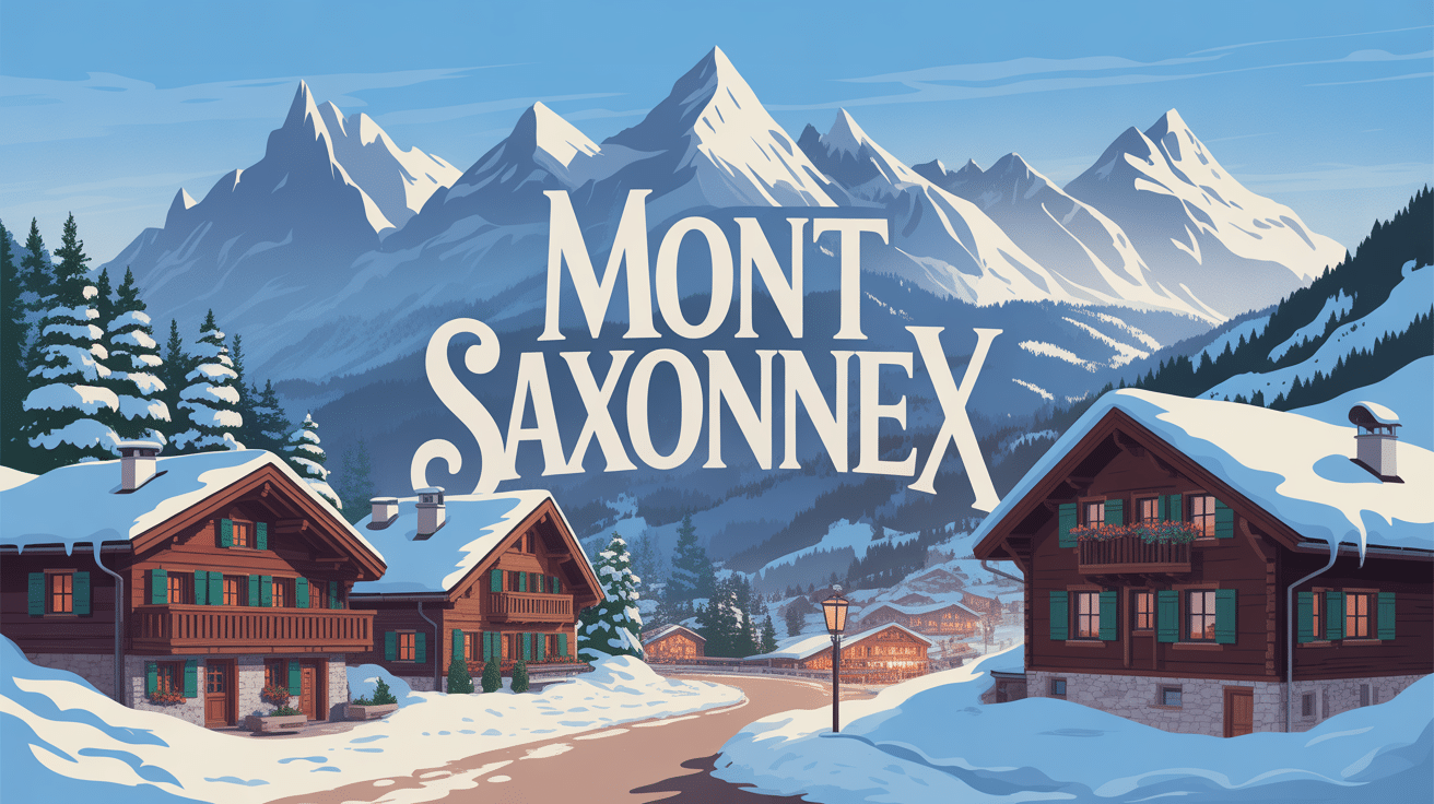 mont saxonnex chalets neige montagnes