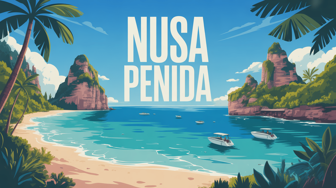 nusa penida ile tropicale falaises plages eaux turquoise