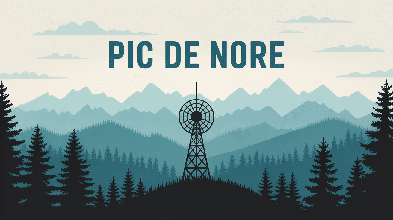 Vue panoramique pic de Nore summit