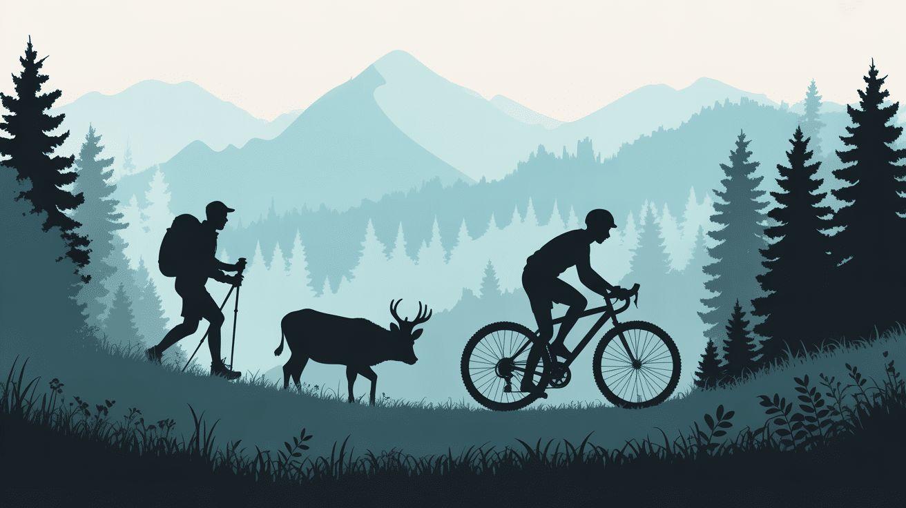 Randonnée cycliste nature pic de Nore