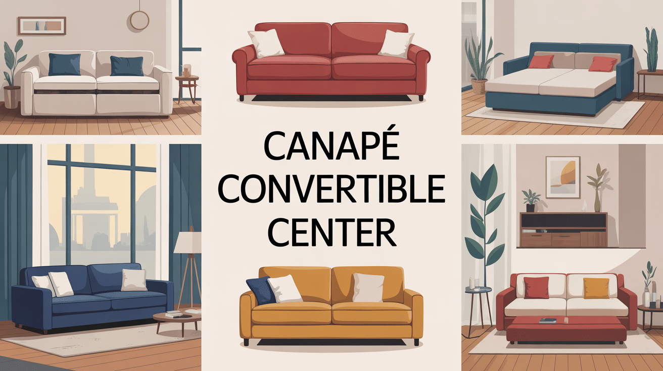 canapé convertible Convertible Center différents styles