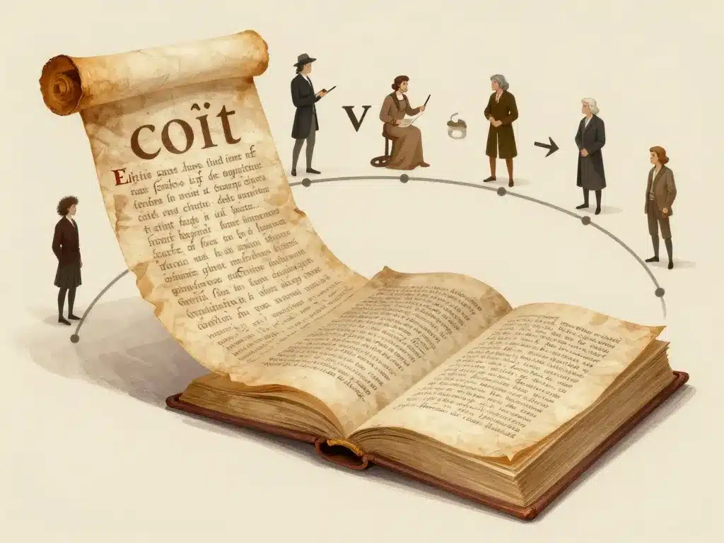 Métaphore évolution historique coitte et coït