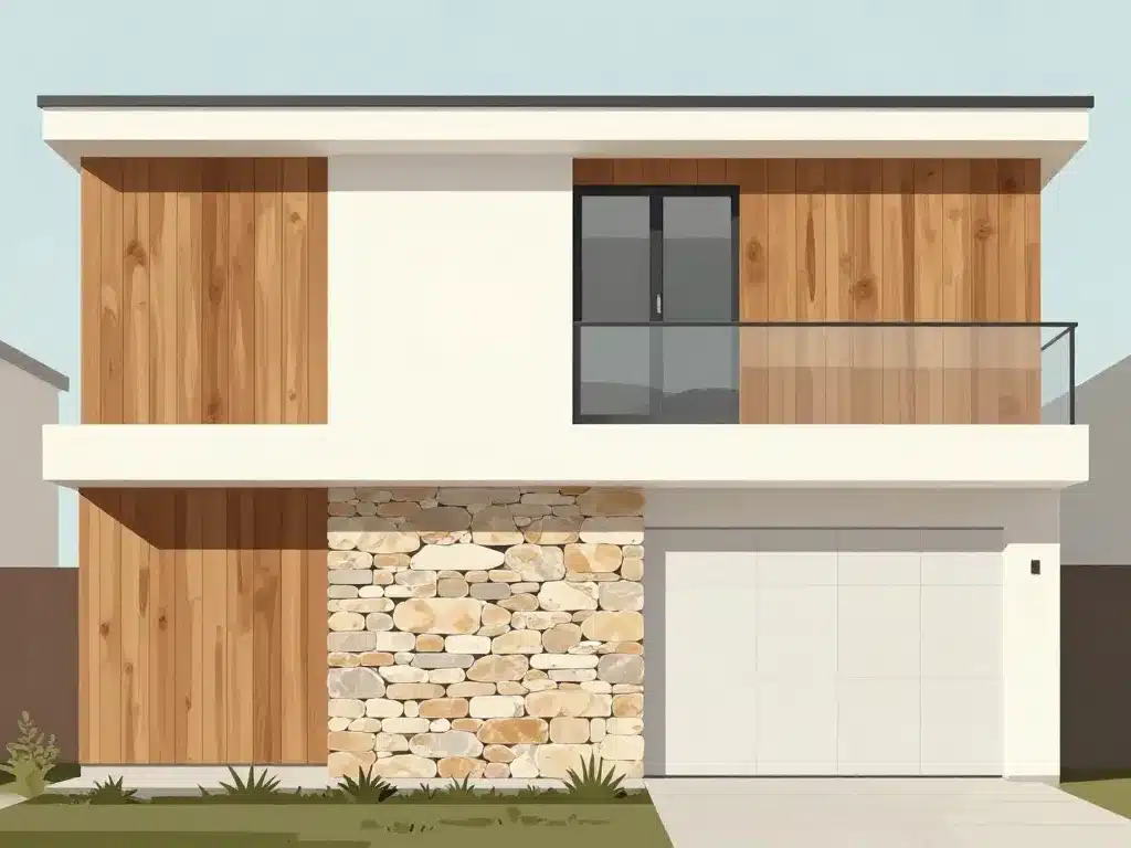 comparatif visuel habillage mur exterieur matériaux