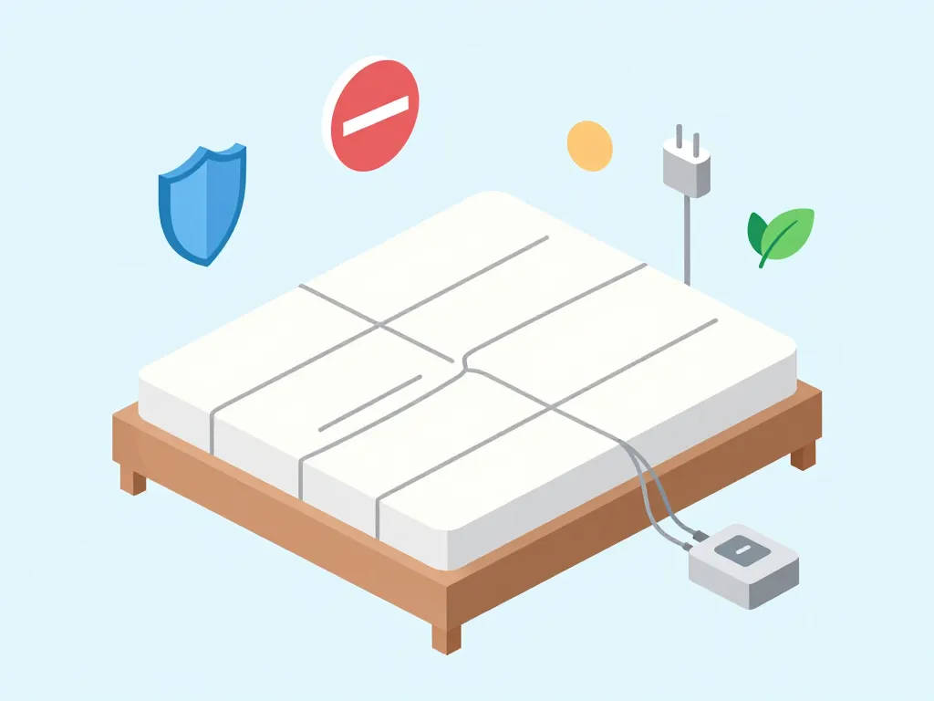 lidl surmatelas chauffant, schéma fonctionnement et sécurité électrique