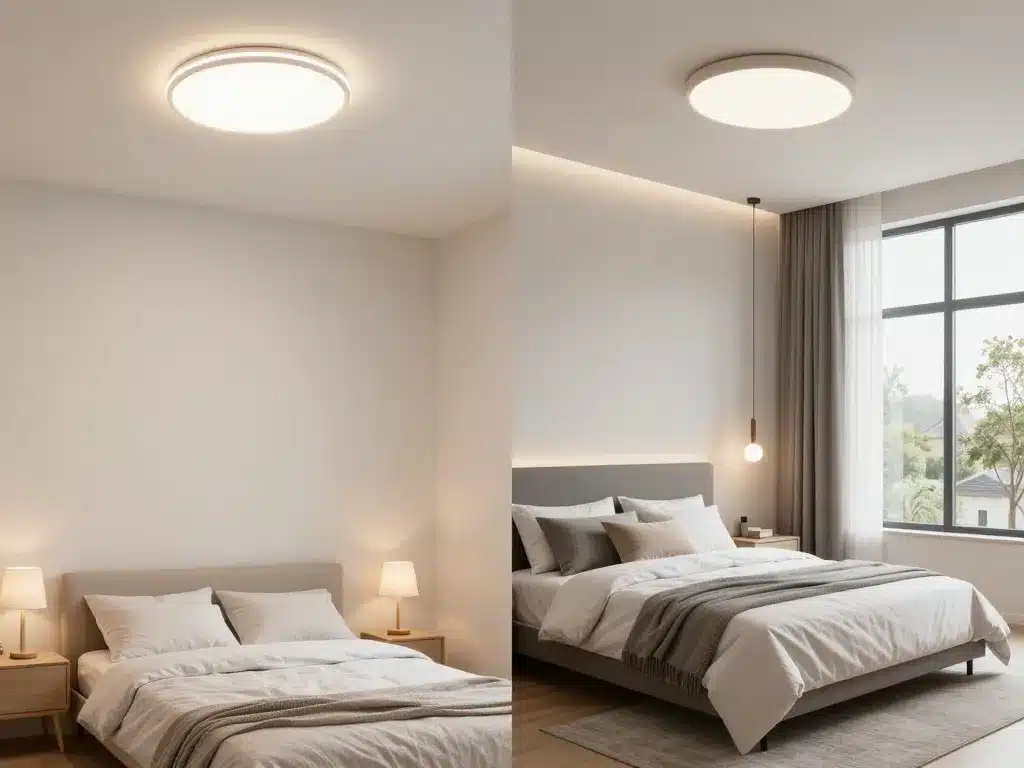 luminaire chambre adulte adapté style décoration et espace