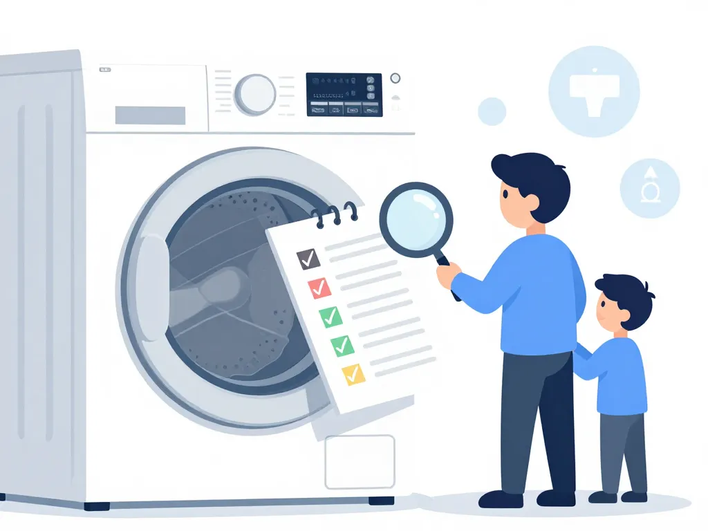 inspection machine a laver en occasion checklist