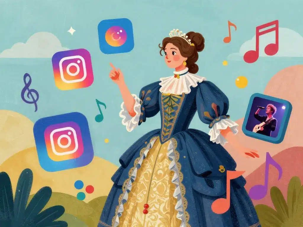 marquise marquise scène artistique numérique baroque moderne