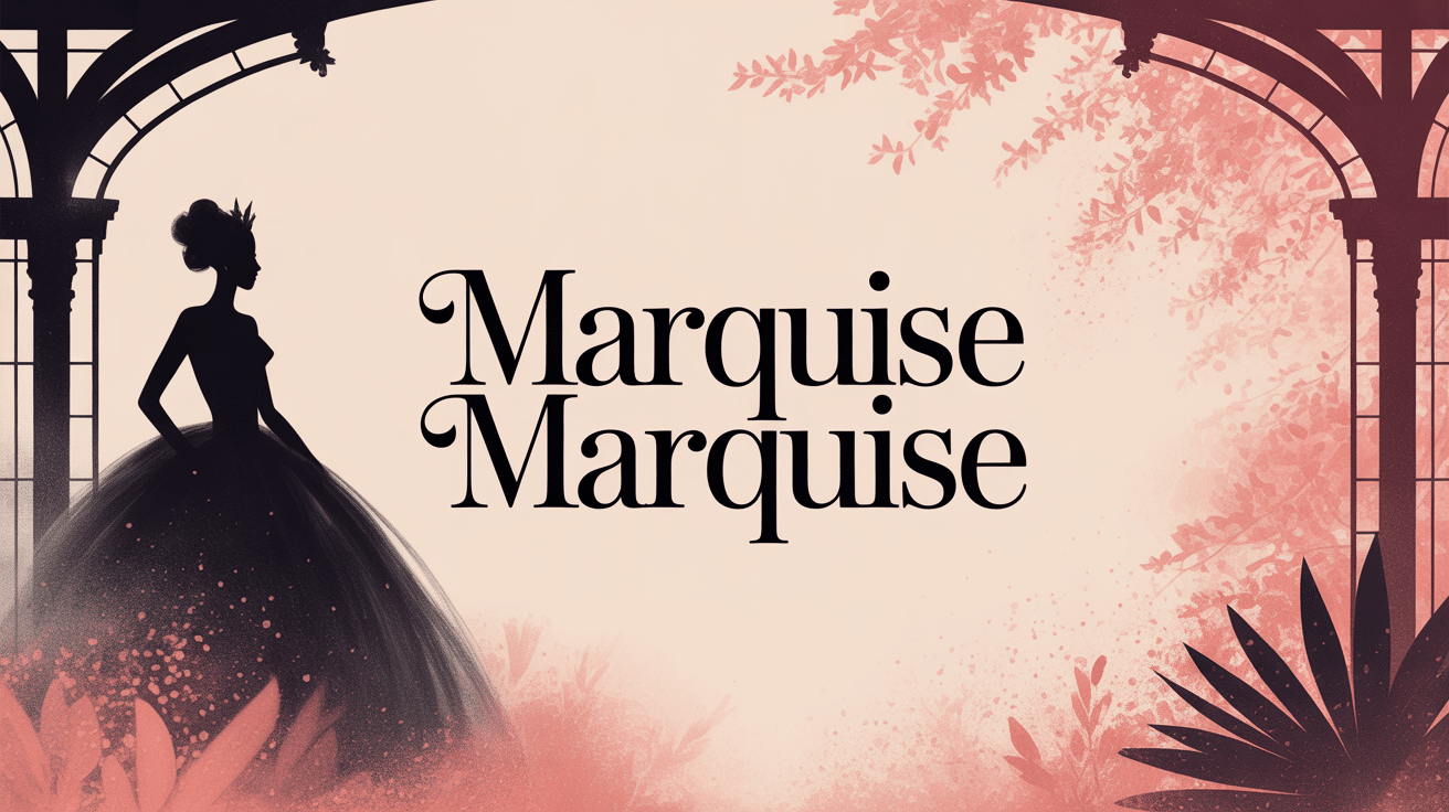 marquise marquise peinture numérique élégance architecture et art