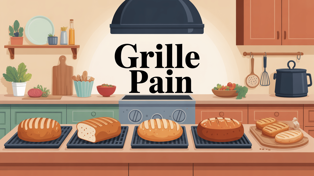illustration du choix du meilleur grille pain sur plan de cuisine