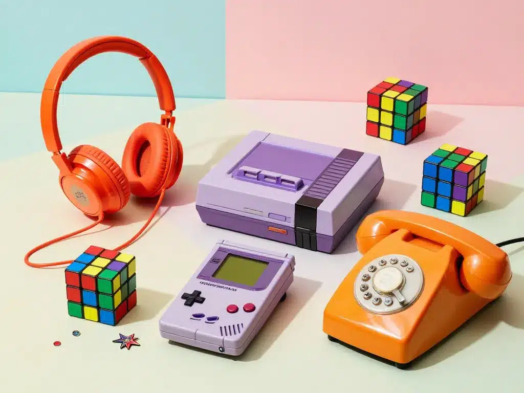 Panorama objets des annees 80 cultes