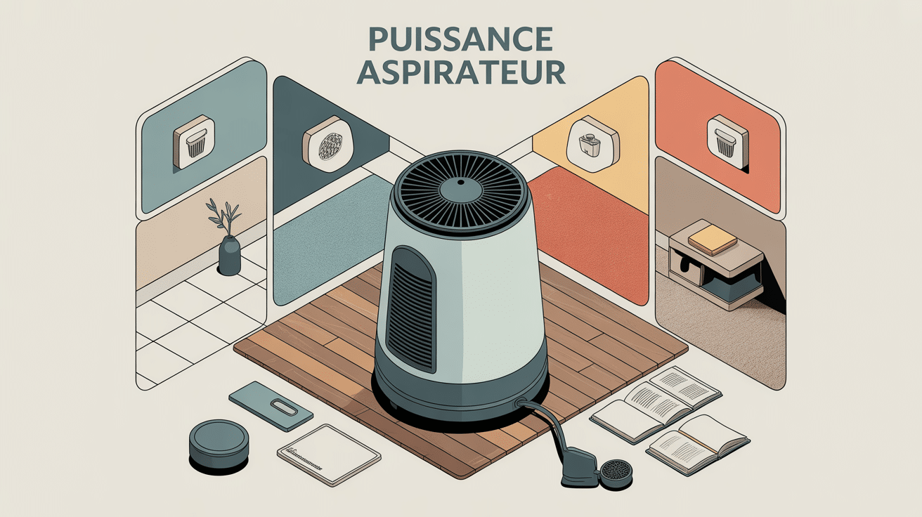 quelle puissance pour un aspirateur illustration sols et accessoires