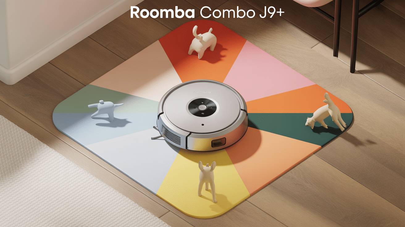 Roomba Combo j9+ illustration robot lavage maison
