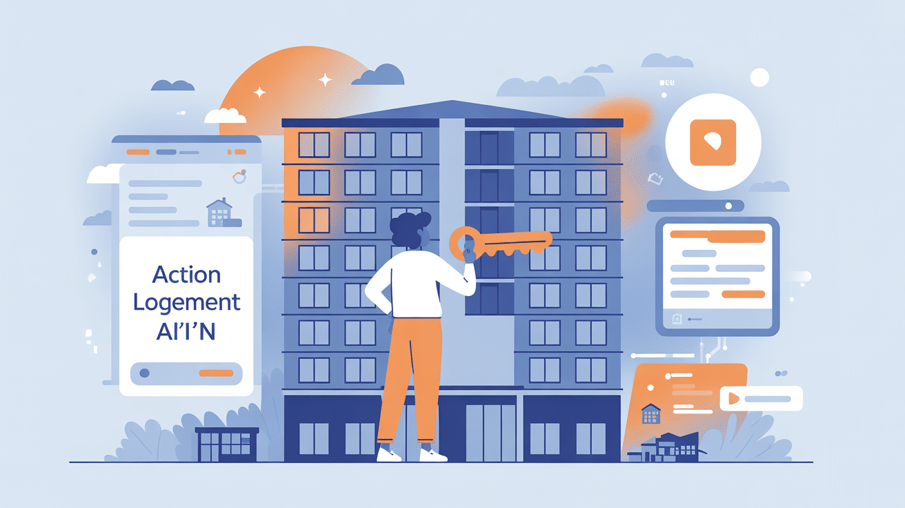 Visuel Action Logement AL in accès logement social