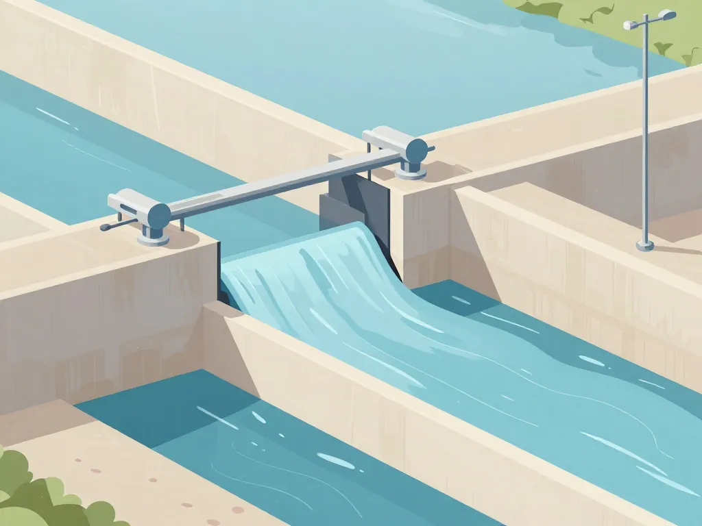 schema technique fonctionnement barrage arzal