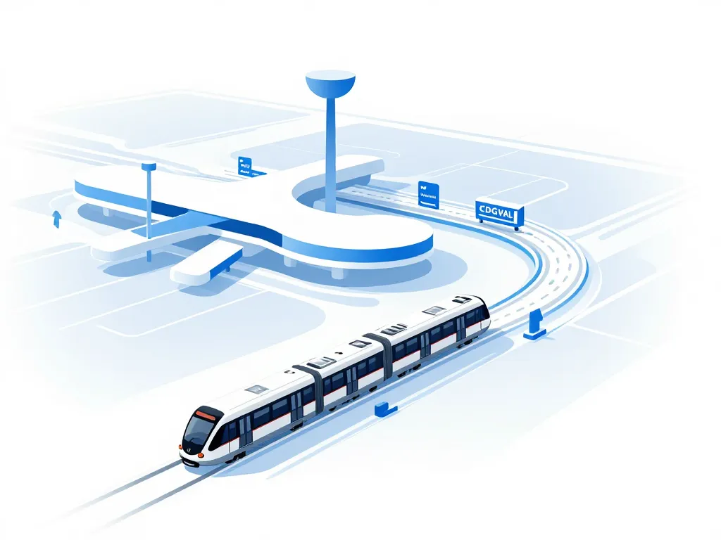 cdgval fonctionnement roissy schéma conceptuel