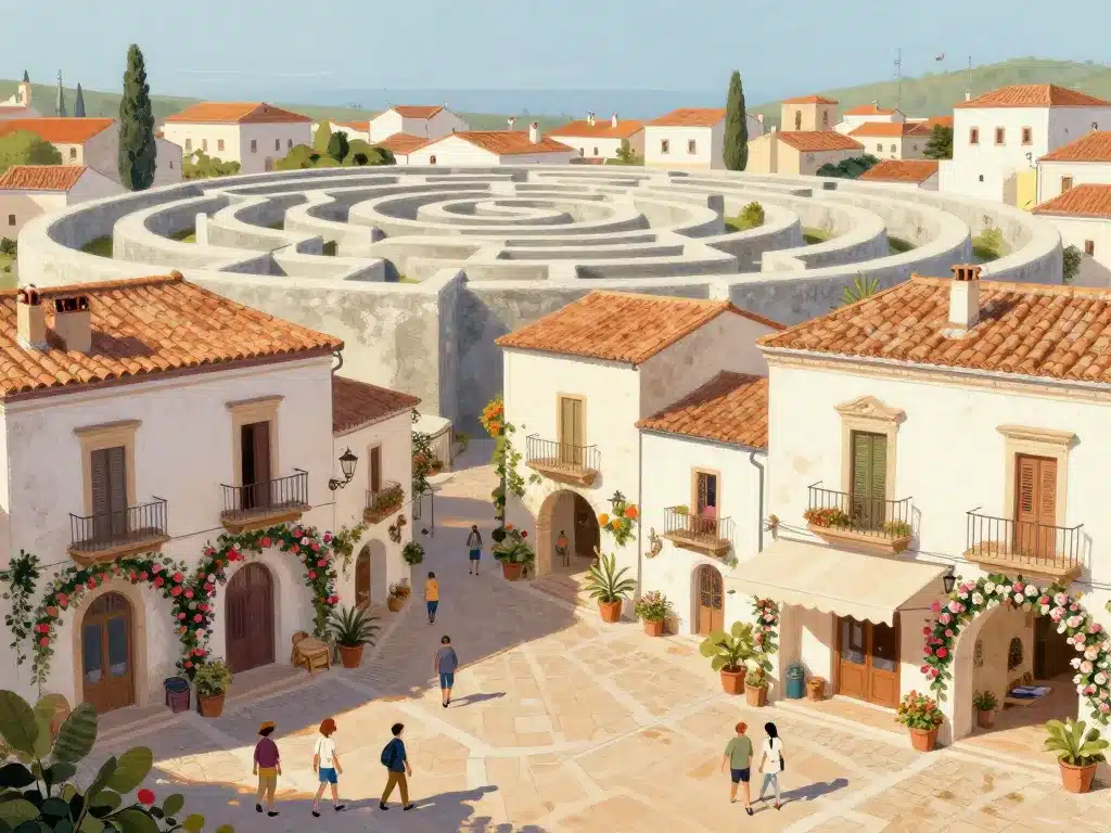 cisternino ruelles fleuries centre historique