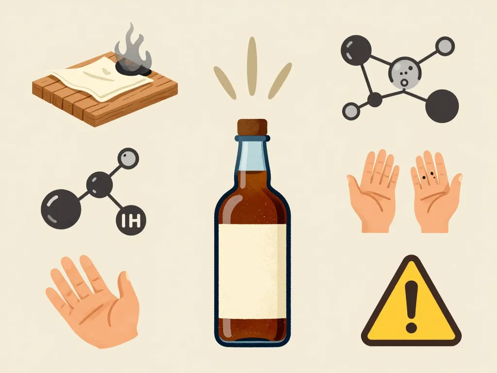 Dangers huile de lin bois feux et risques