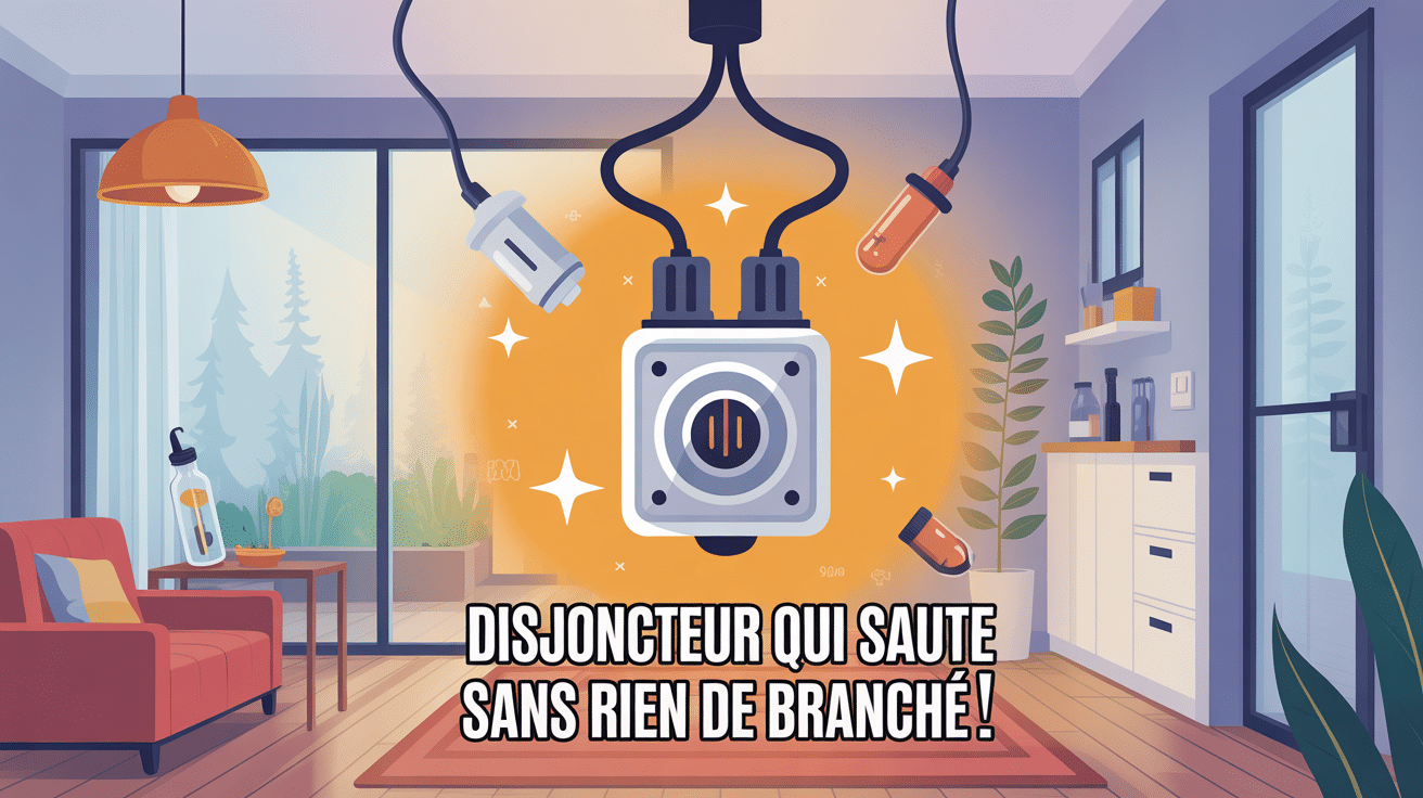 disjoncteur saute sans rien de branché installation sécurisée moderne
