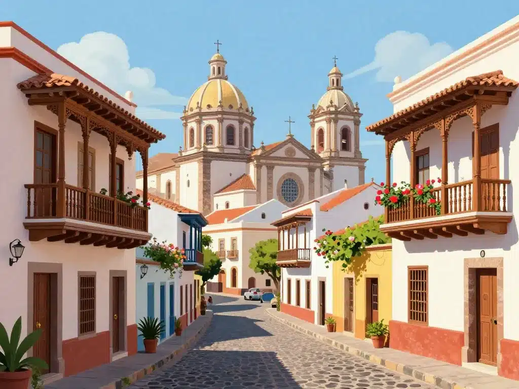 Centre historique la orotava ruelles balcons