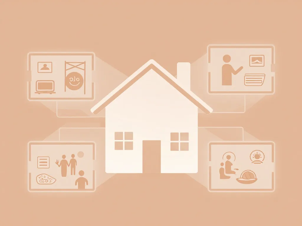 Schéma concept extension de maison plans et besoins