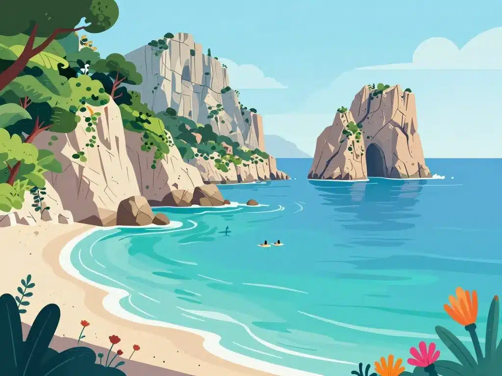 Plages et nature à Scopello côte méditerranéenne