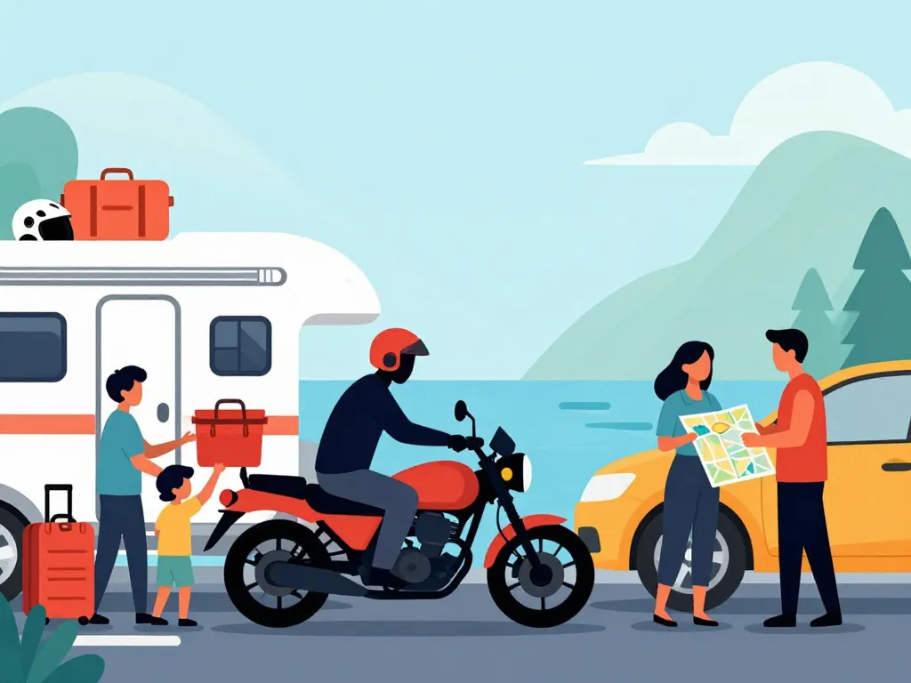 préparation voyage route du napoleon voiture moto camping-car