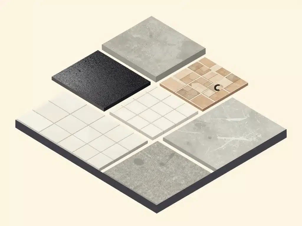 Panorama revêtement pour sol garage epoxy, peinture, dalle PVC, carrelage